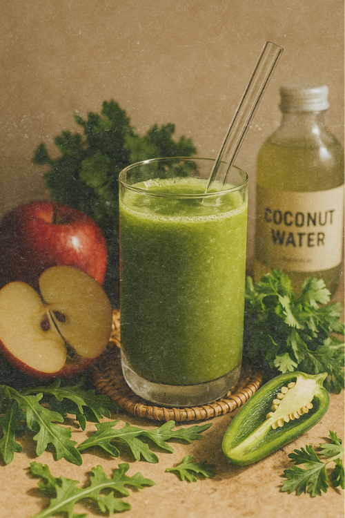 grüner saft rucola kickstart saft